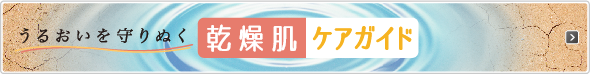 うるおいを守りぬく 乾燥肌ケアガイド